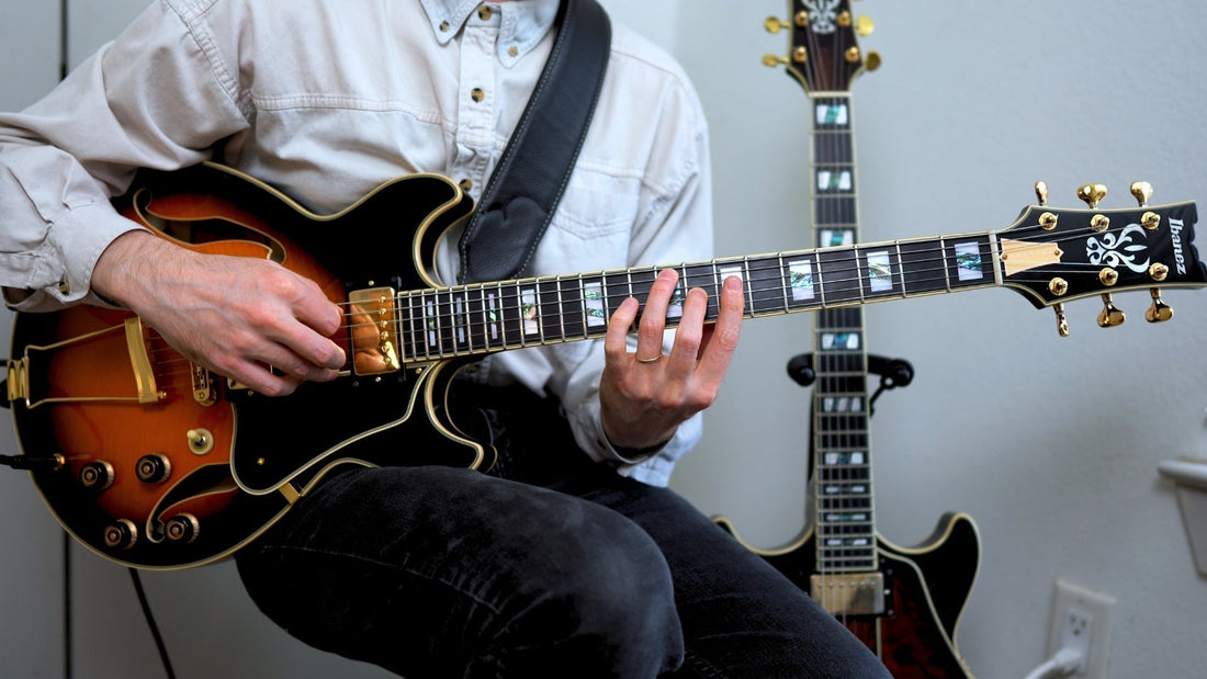 Spread Triad Guitar Warm Up in 12 Keys