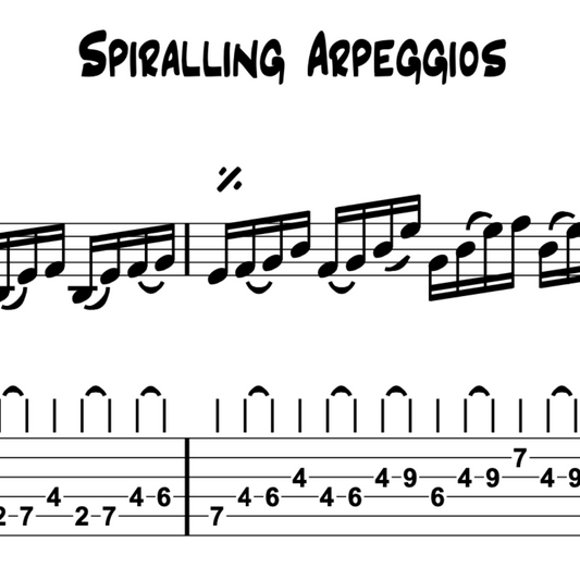 Spiralling Arpeggios (PDF Transcription)