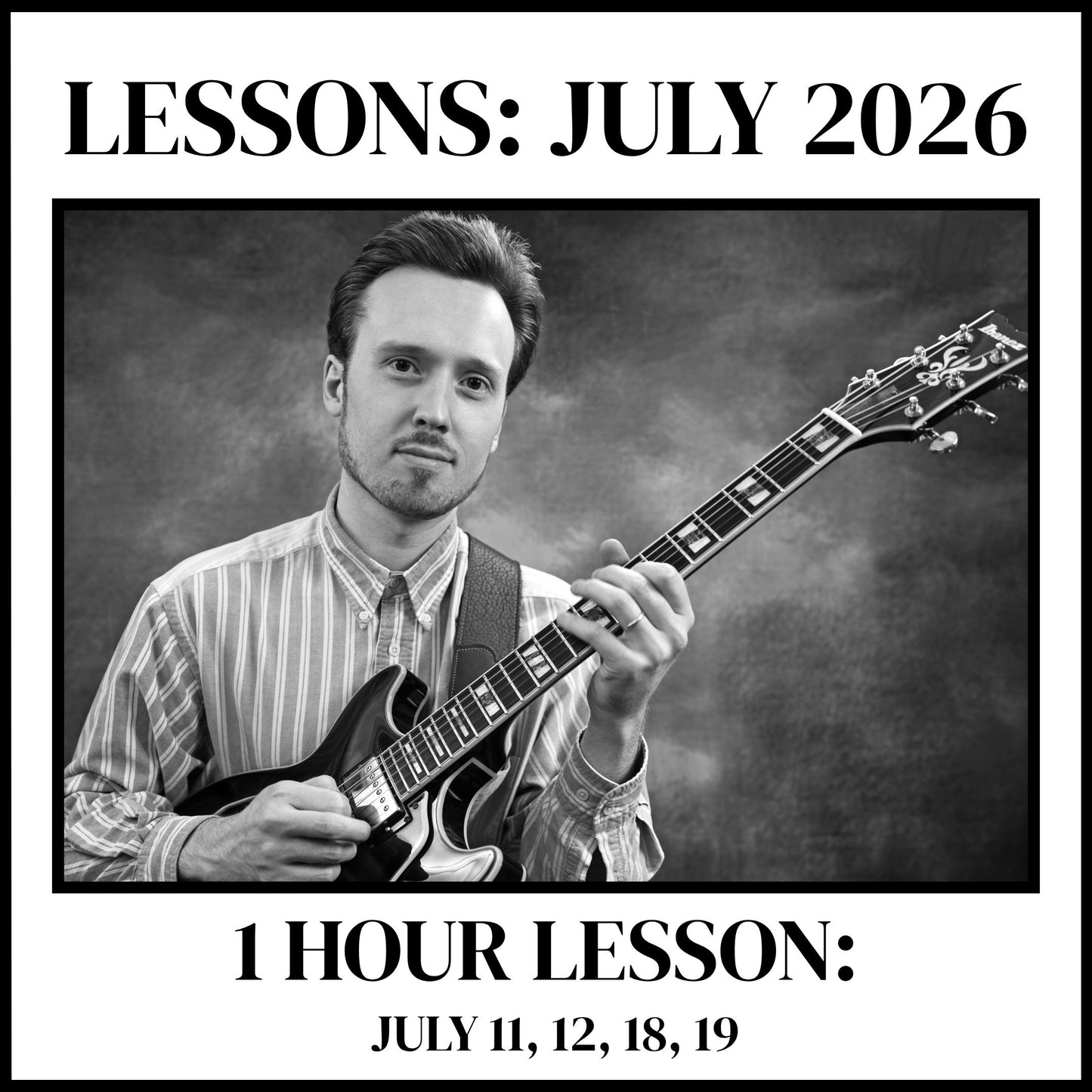 1-On-1 Lesson: JULY 2026