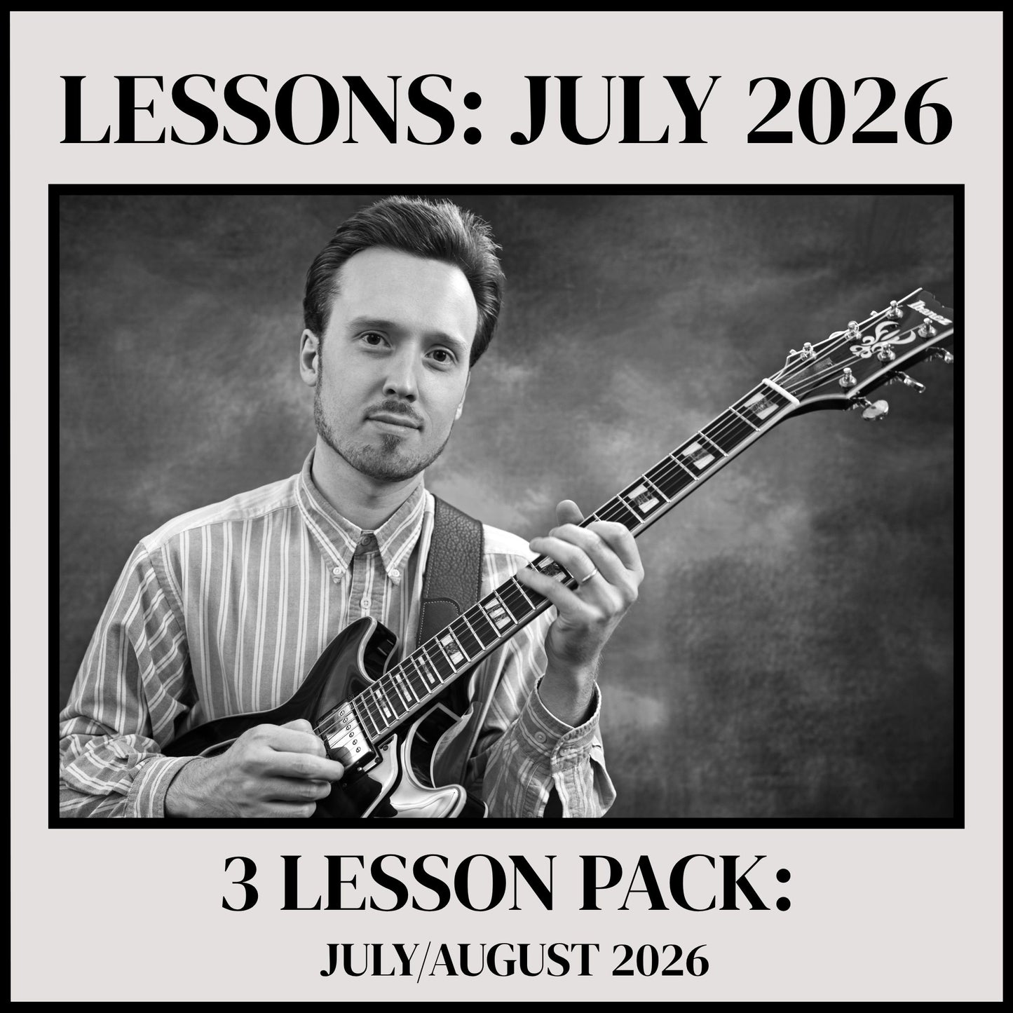3 Pack Of 1-On-1 Lessons: JULY 2026