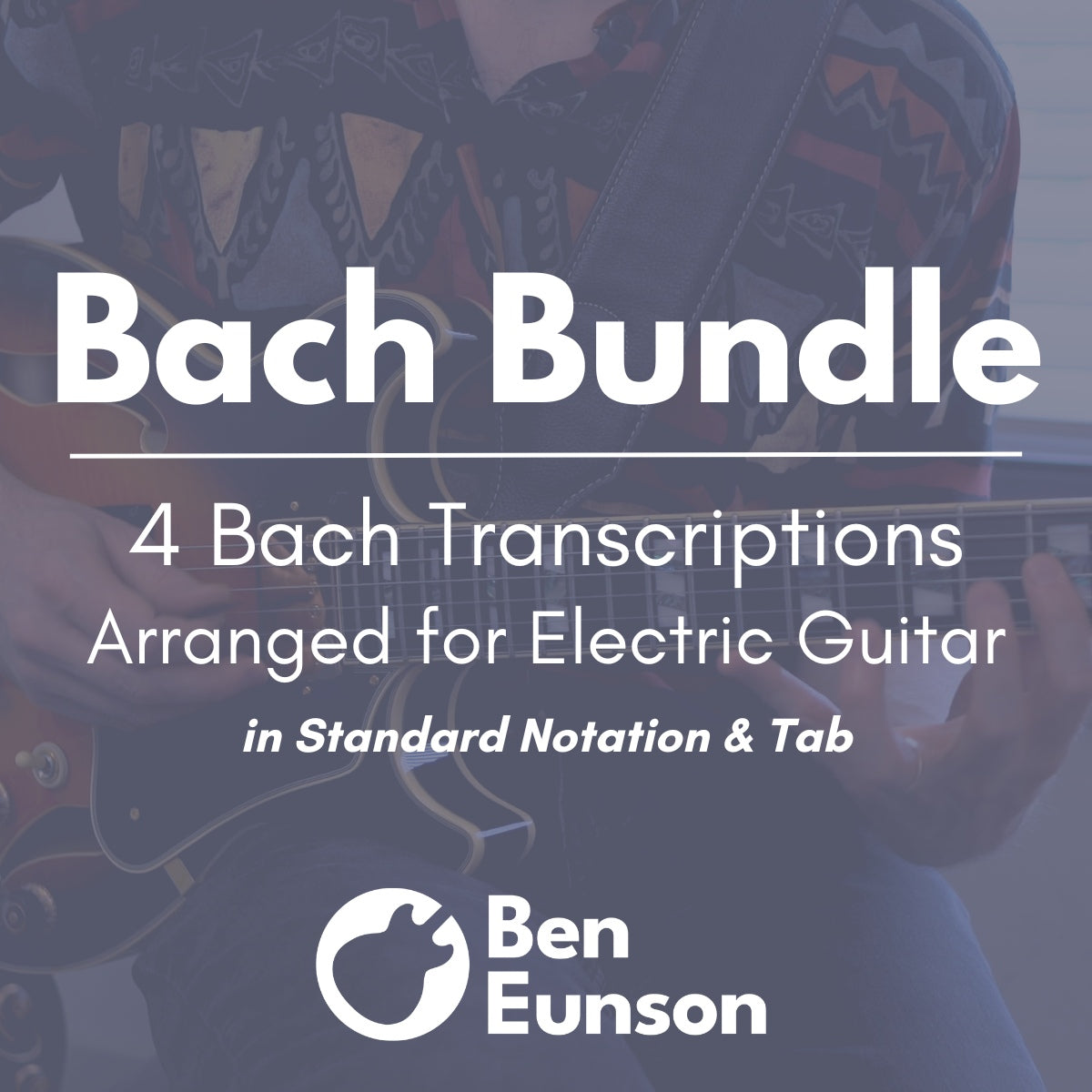 Bach Bundle: 4 Transcriptions Arranged For Electric Guitar (PDF Bundle)